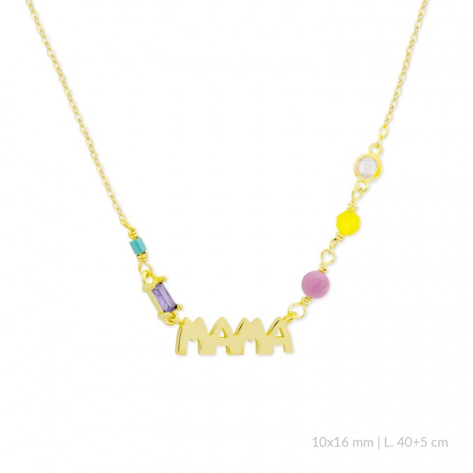 Gargantilla de Plata de Ley con circonitas