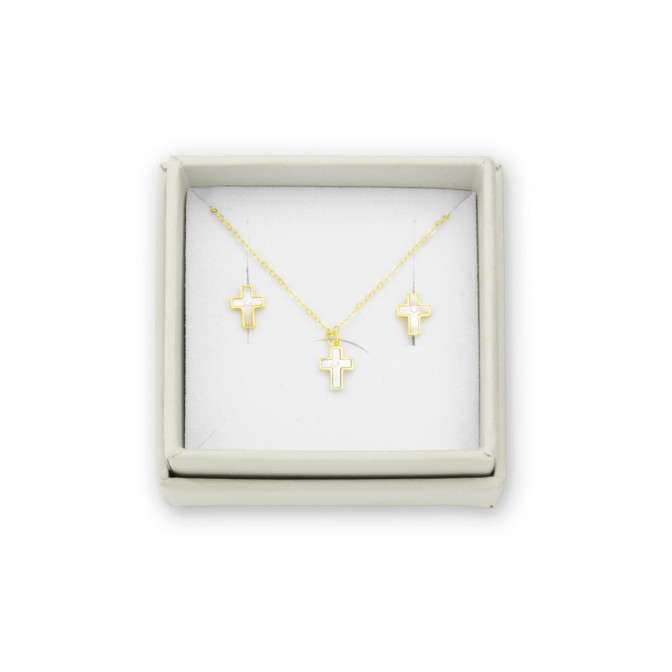 Juego de Plata de Ley - Pendientes y gargantilla