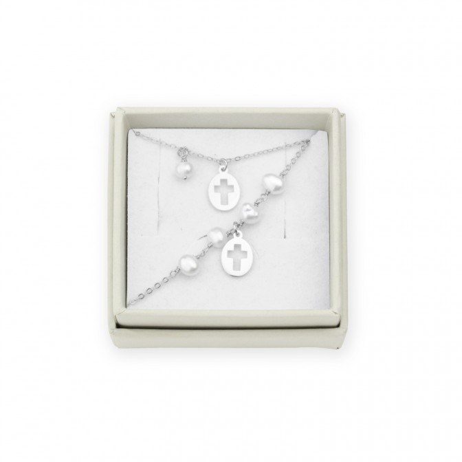 Juego de Plata de Ley - Gargantilla y pulsera