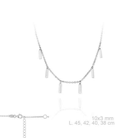 Gargantilla de Plata de Ley 