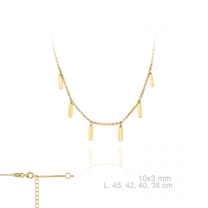 Gargantilla de Plata de Ley 