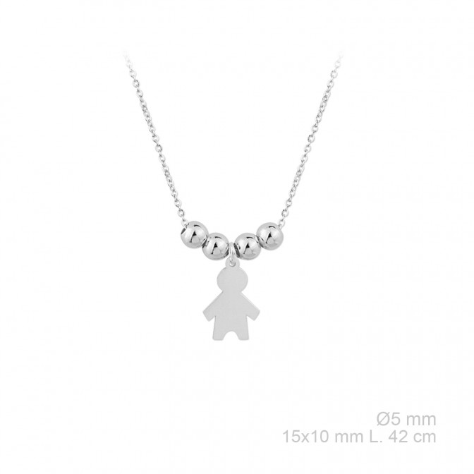 Gargantilla de Plata de Ley 