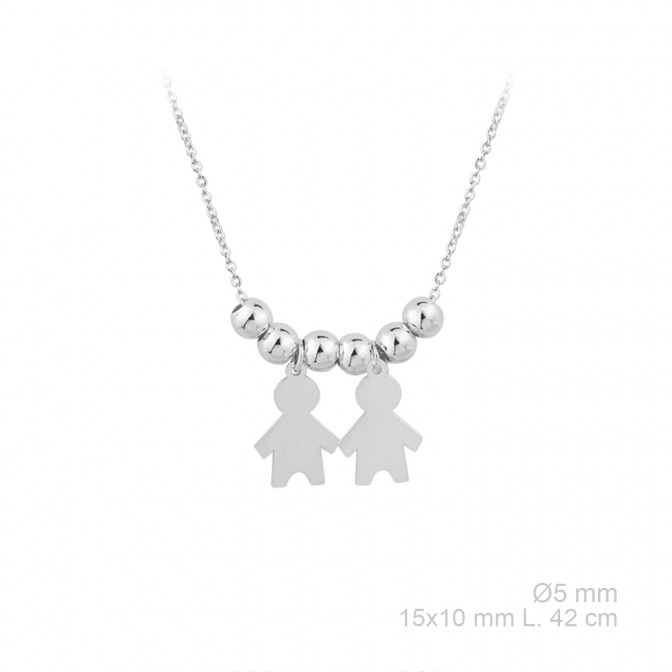 Gargantilla de Plata de Ley 