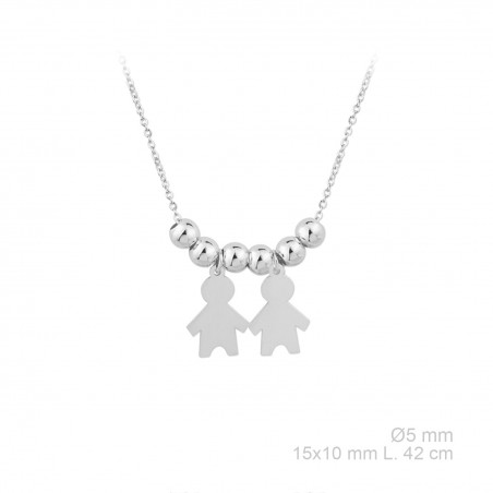 Gargantilla de Plata de Ley 