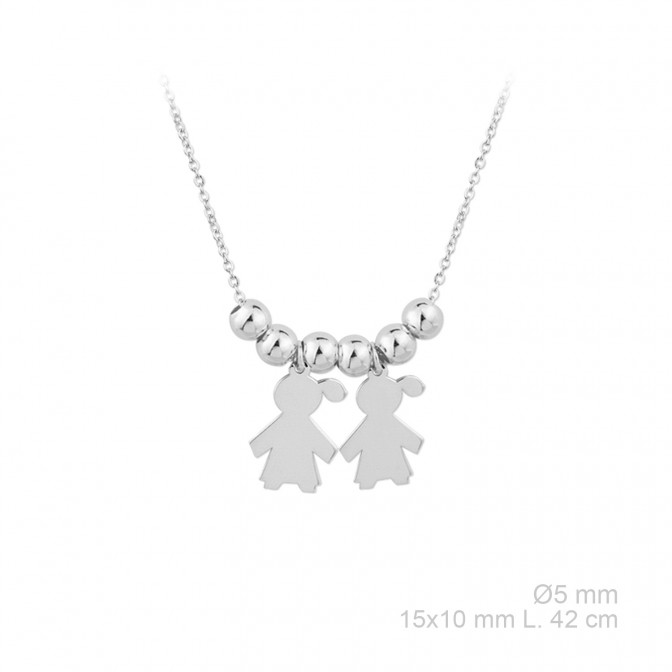 Gargantilla de Plata de Ley 