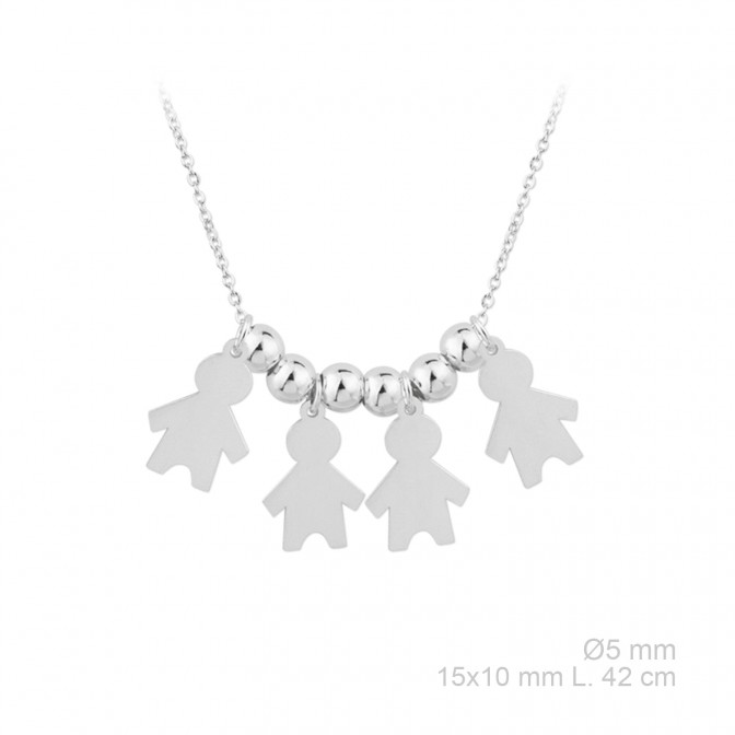 Gargantilla de Plata de Ley 