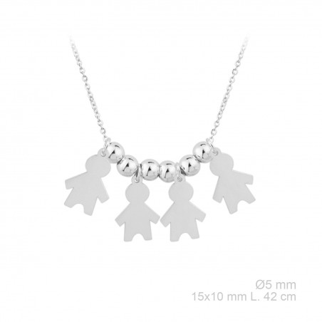 Gargantilla de Plata de Ley 