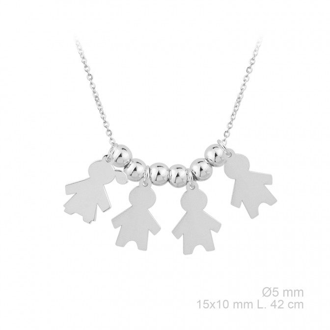 Gargantilla de Plata de Ley 