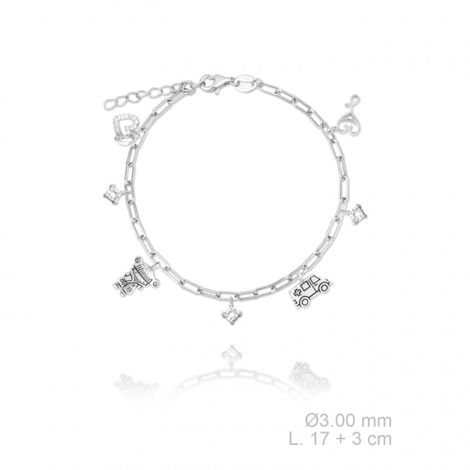 Pulsera de Plata de Ley