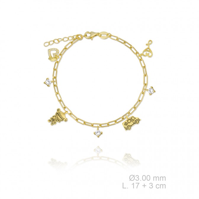Pulsera de Plata de Ley