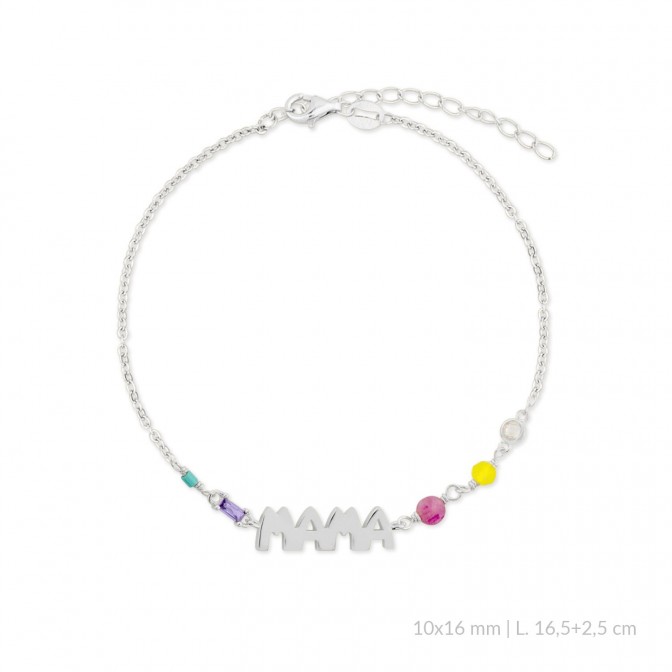 Pulsera de Plata de Ley con circonitas