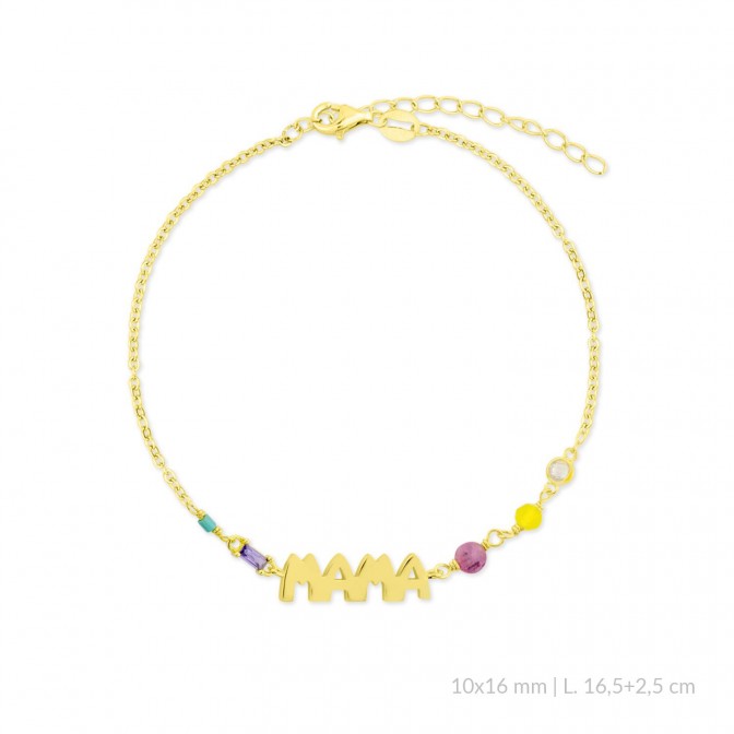 Pulsera de Plata de Ley con circonitas