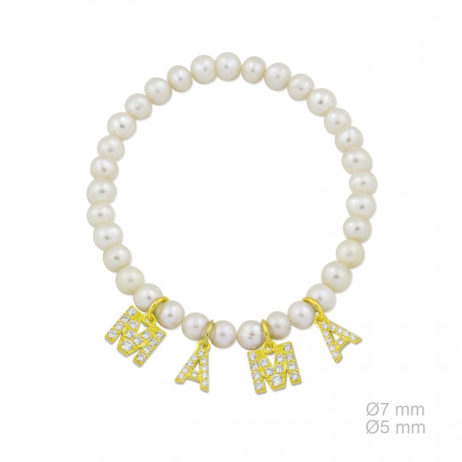 Pulsera de Plata de Ley y circonitas