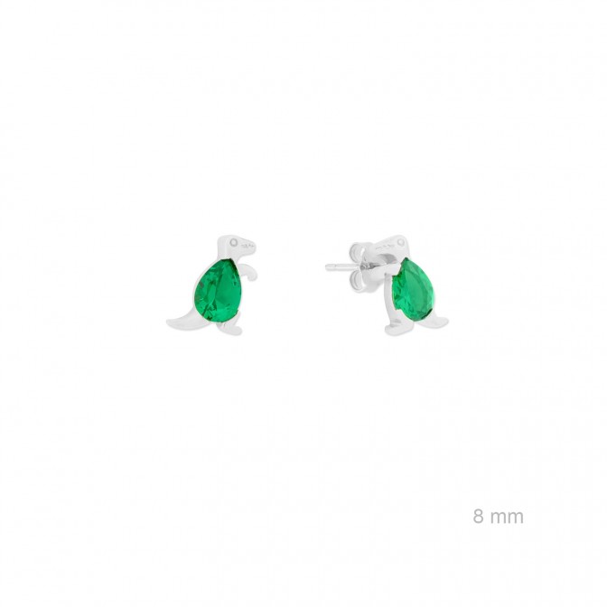 Pendientes de Plata de Ley con circonitas