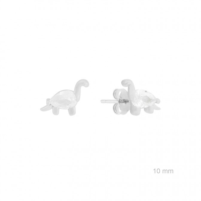 Pendientes de Plata de Ley con circonitas