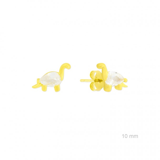 Pendientes de Plata de Ley con circonitas