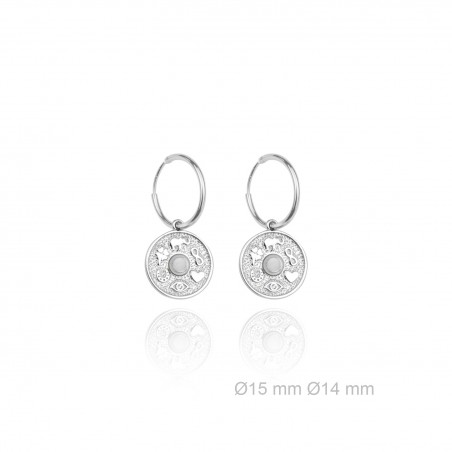 Pendientes de Plata de Ley 