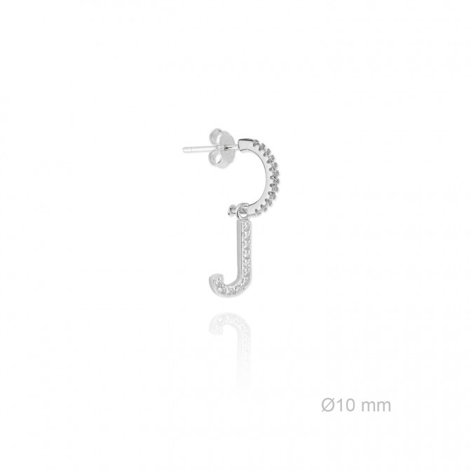 Pendientes de Plata de Ley | J