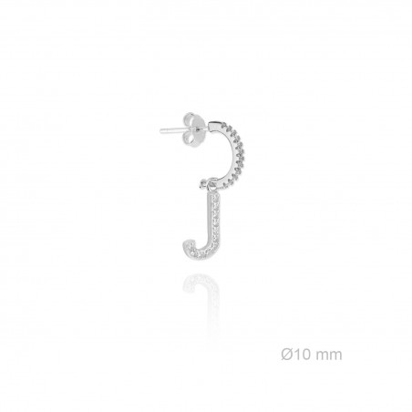 Pendientes de Plata de Ley | J