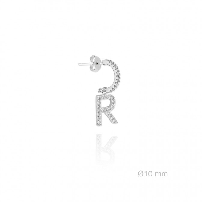 Pendientes de Plata de Ley | R