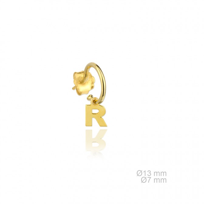 Pendientes de Plata de Ley | R