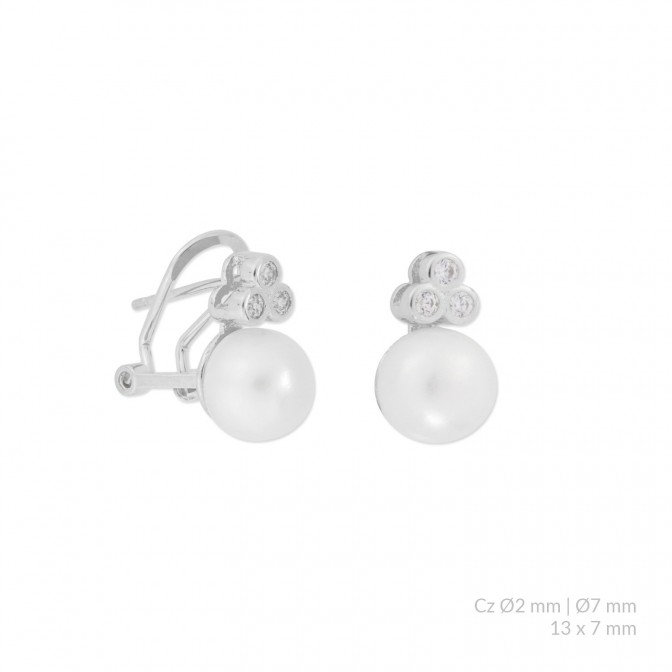 Pendientes de Plata de Ley