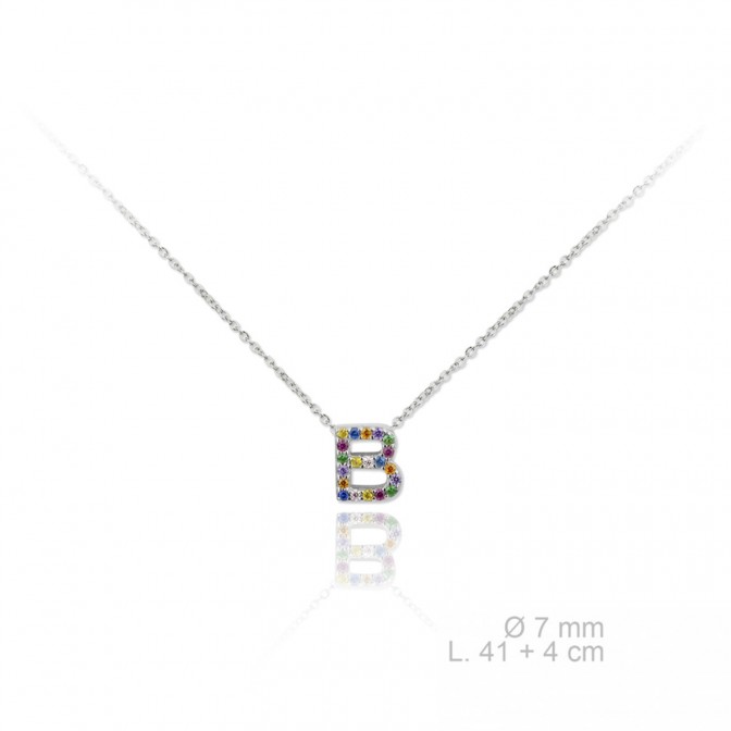 Gargantilla de Plata de Ley | B