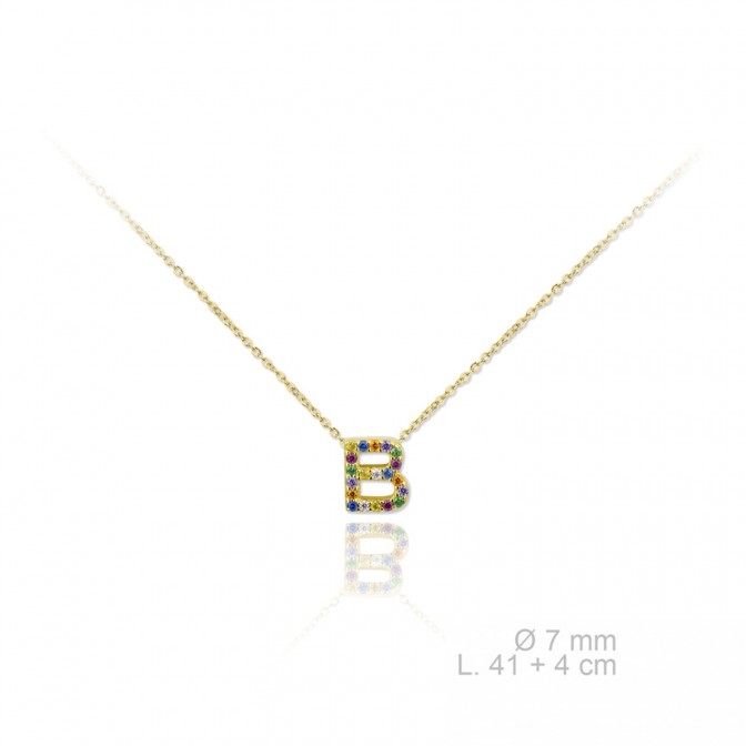 Gargantilla de Plata de Ley | B