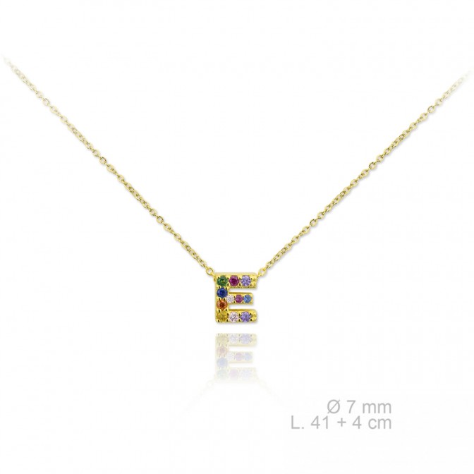 Gargantilla de Plata de Ley | E