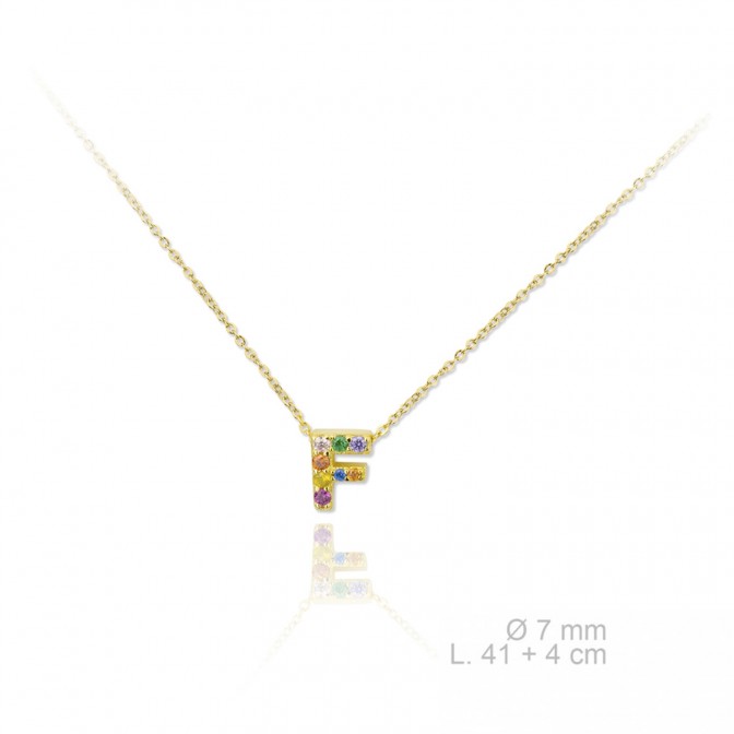 Gargantilla de Plata de Ley | F