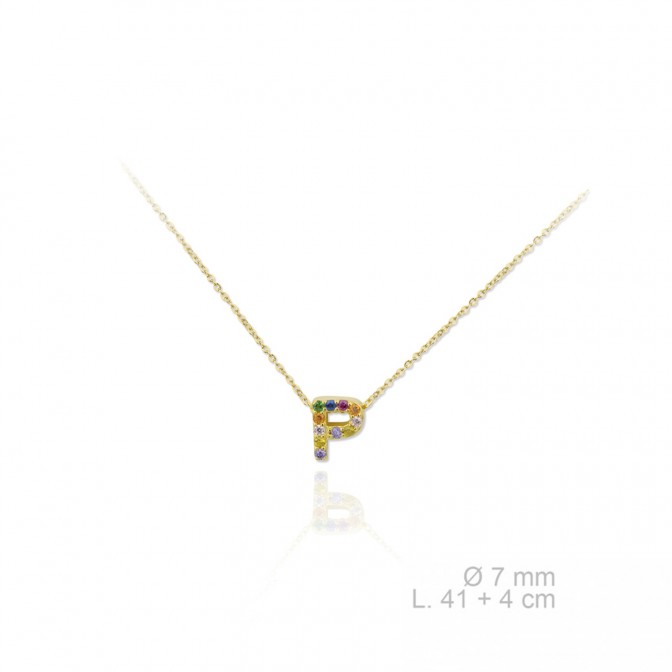 Gargantilla de Plata de Ley | P