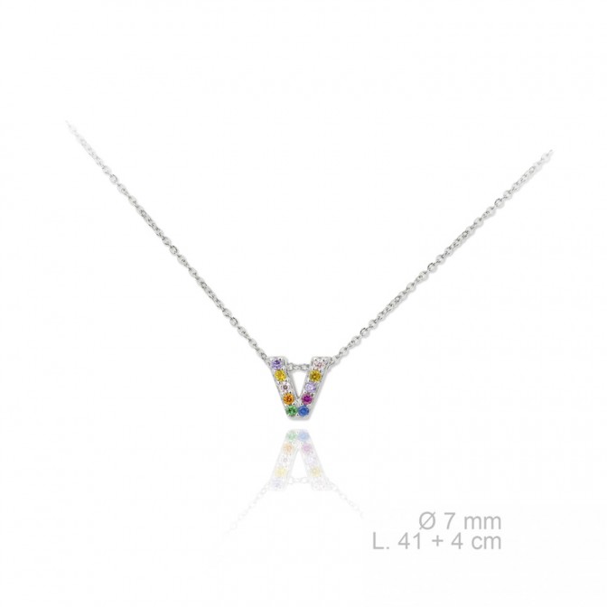 Gargantilla de Plata de Ley | V