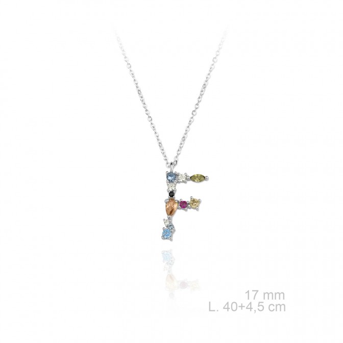 Gargantilla de Plata de Ley | F