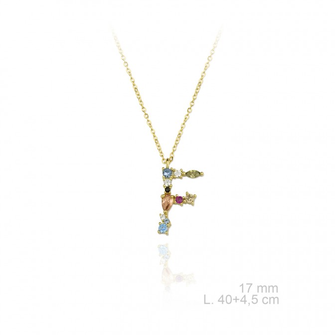 Gargantilla de Plata de Ley | F