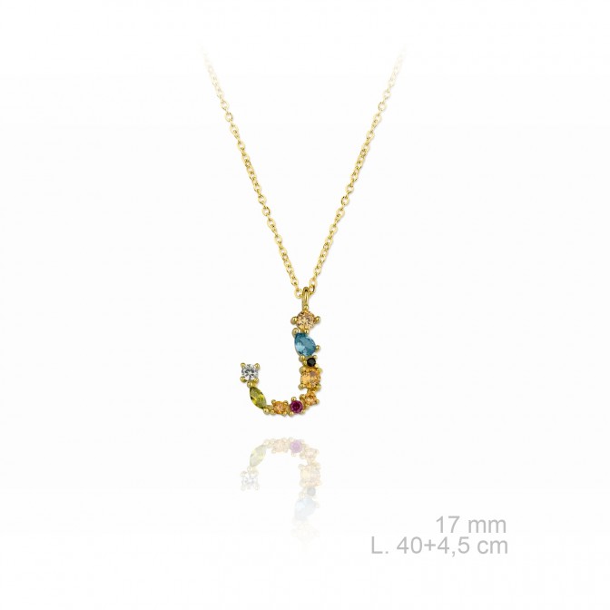 Gargantilla de Plata de Ley | J