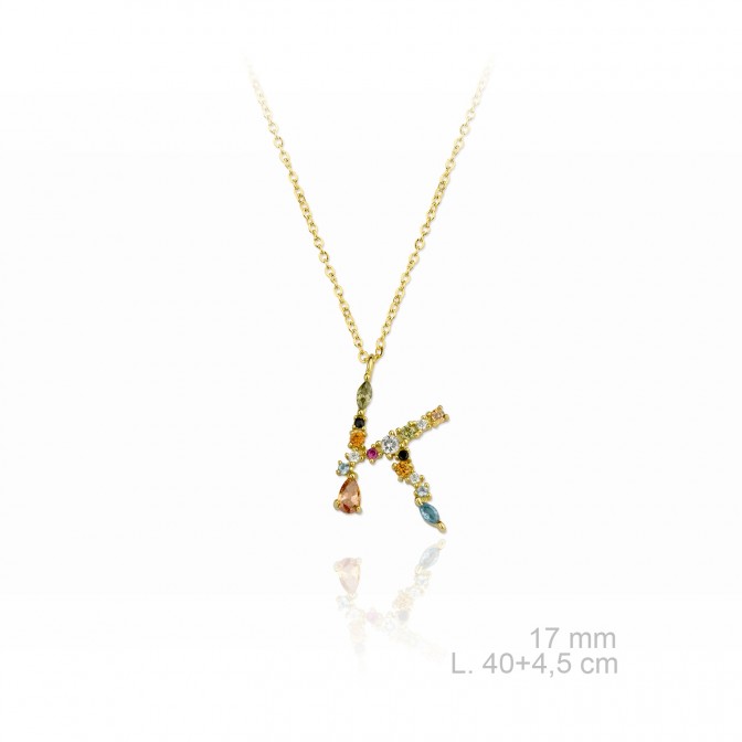 Gargantilla de Plata de Ley | K