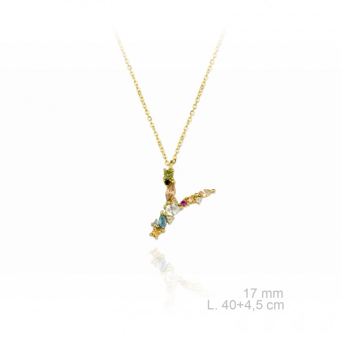 Gargantilla de Plata de Ley | Y