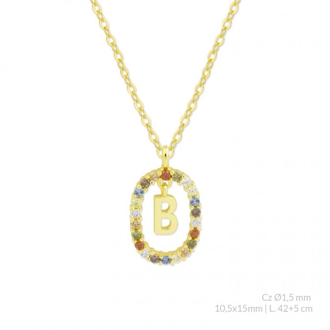 Gargantilla de Plata de Ley | B