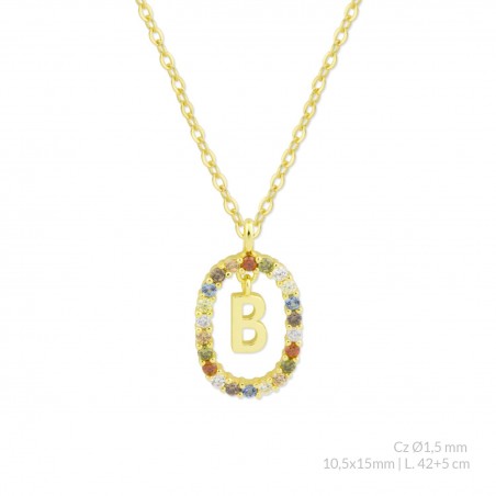 Gargantilla de Plata de Ley | B