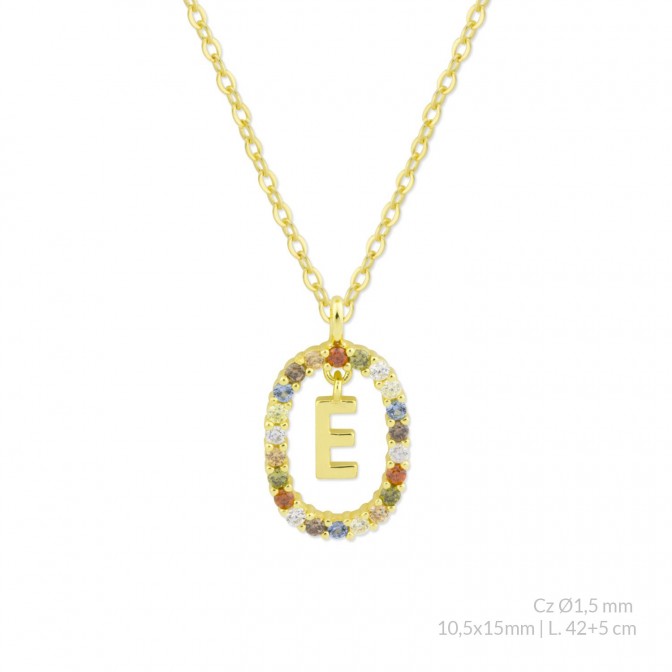 Gargantilla de Plata de Ley | E