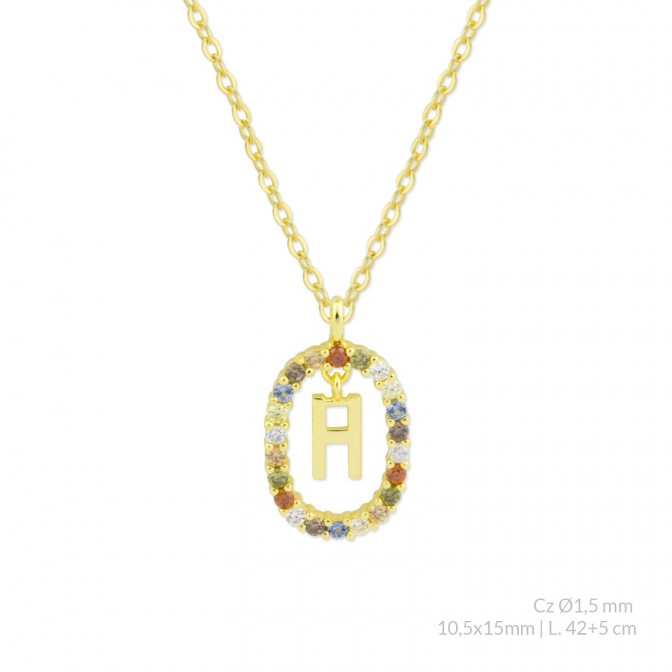 Gargantilla de Plata de Ley | H