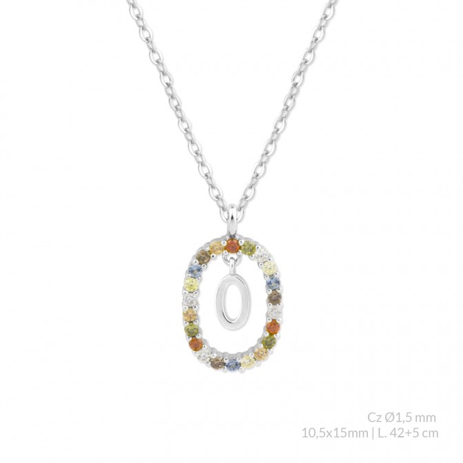 Gargantilla de Plata de Ley | O