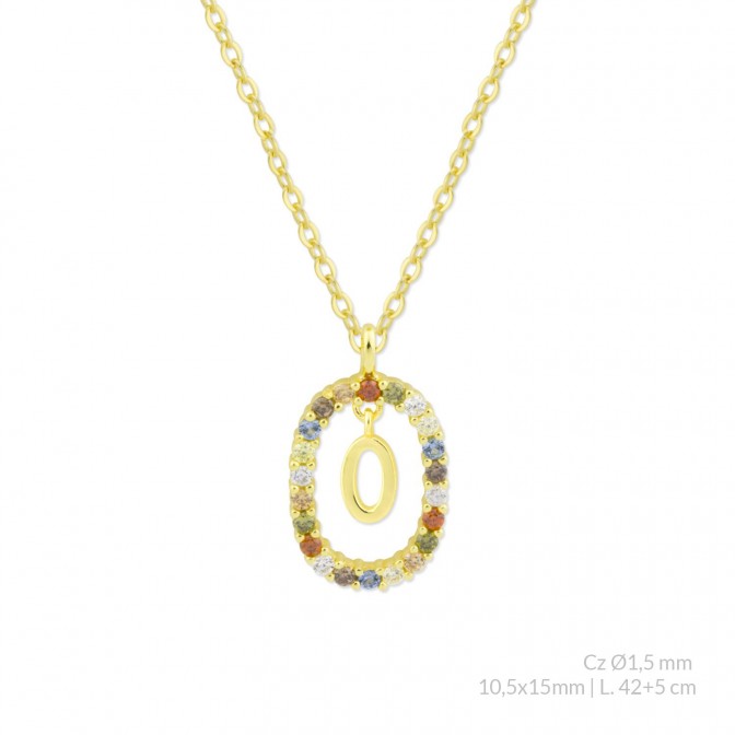 Gargantilla de Plata de Ley | O