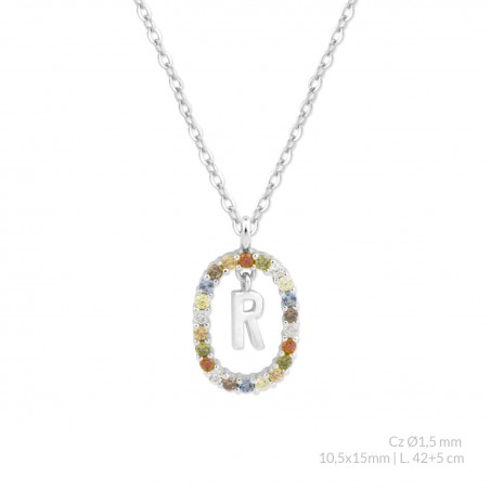 Gargantilla de Plata de Ley | R