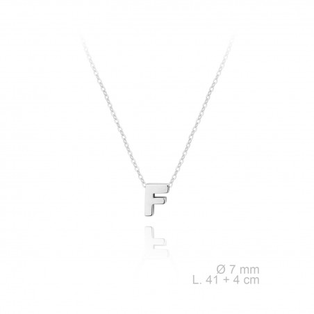 Gargantilla de Plata de Ley | F