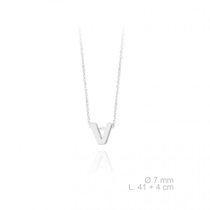 Gargantilla de Plata de Ley | V