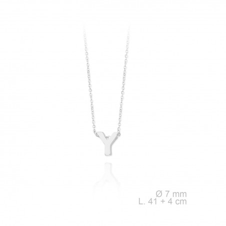Gargantilla de Plata de Ley | Y