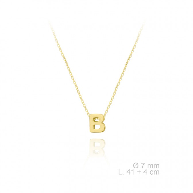 Gargantilla de Plata de Ley | B