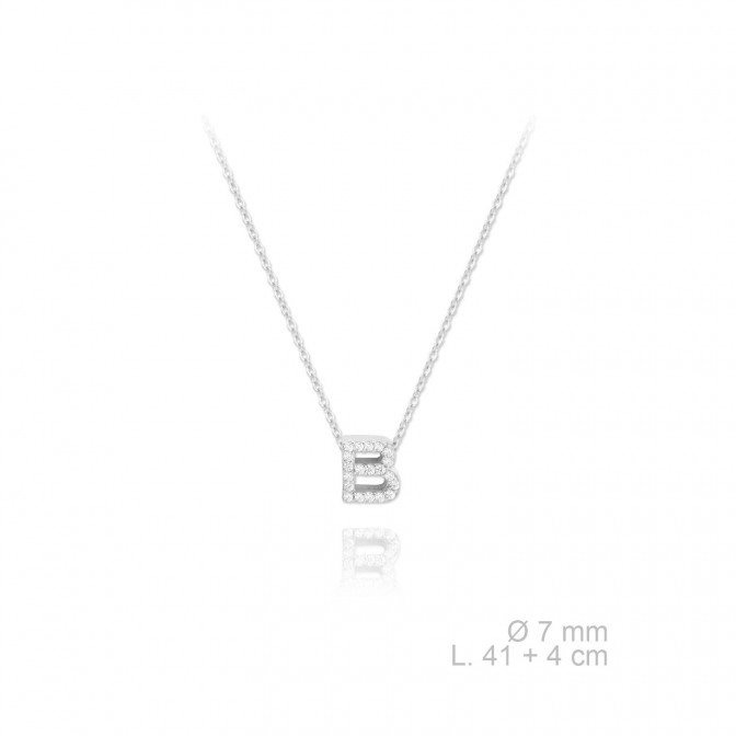 Gargantilla de Plata de Ley | B