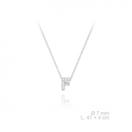 Gargantilla de Plata de Ley | F